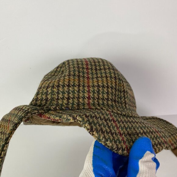 Men's Classic Houndstooth Earflap Hat - Picture 7 of 13